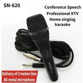 Sony SN-620/SN-630 Professional Dynamic Microphone With 4 Meters Mic Chord