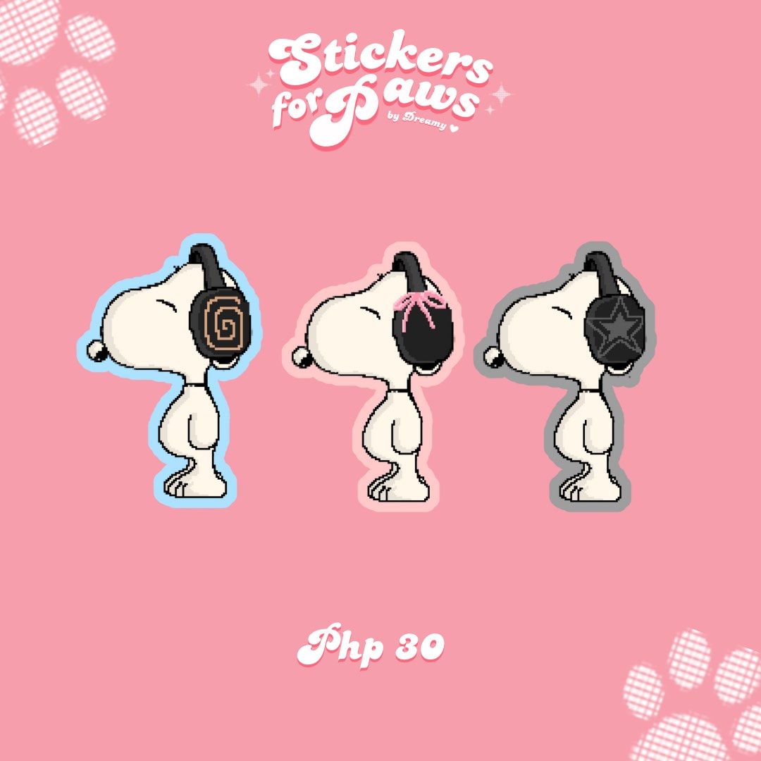 Sticker for Paws [UFS LFB WTS SONNY ANGEL SNOOPY POPMART CRYBABY MIFFY ...