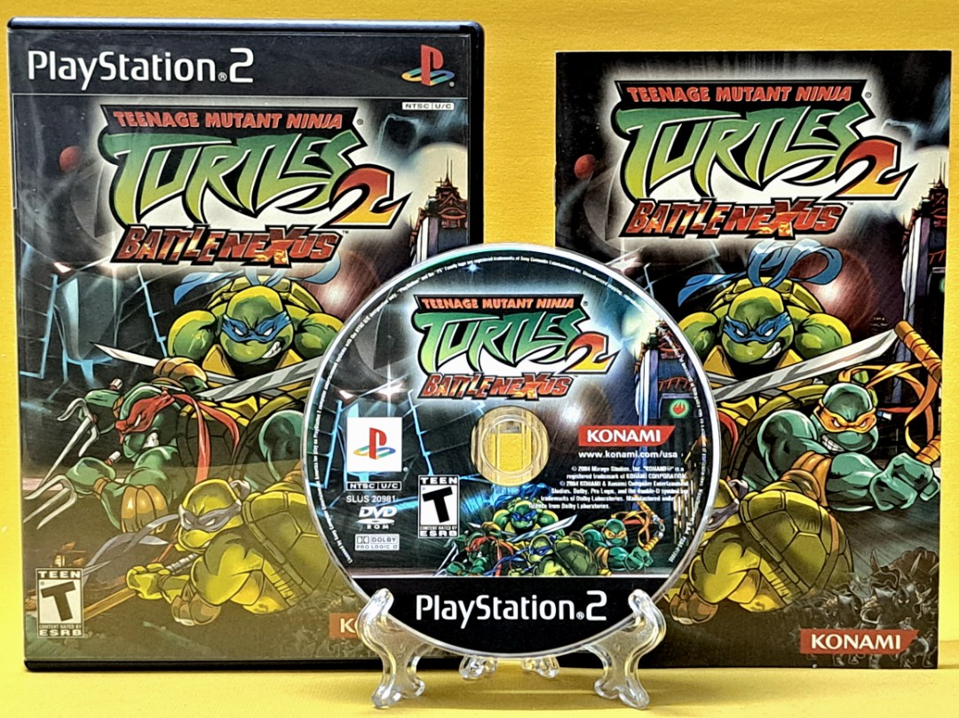 🔥TEENAGE MUTANT NINJA TURTLES 2 BATTLE NEXUS🔥 PS2, Video Gaming, Video  Games, PlayStation on Carousell