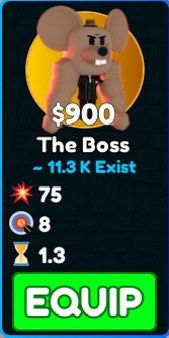 The Boss - Cheese Tower Defense - Roblox