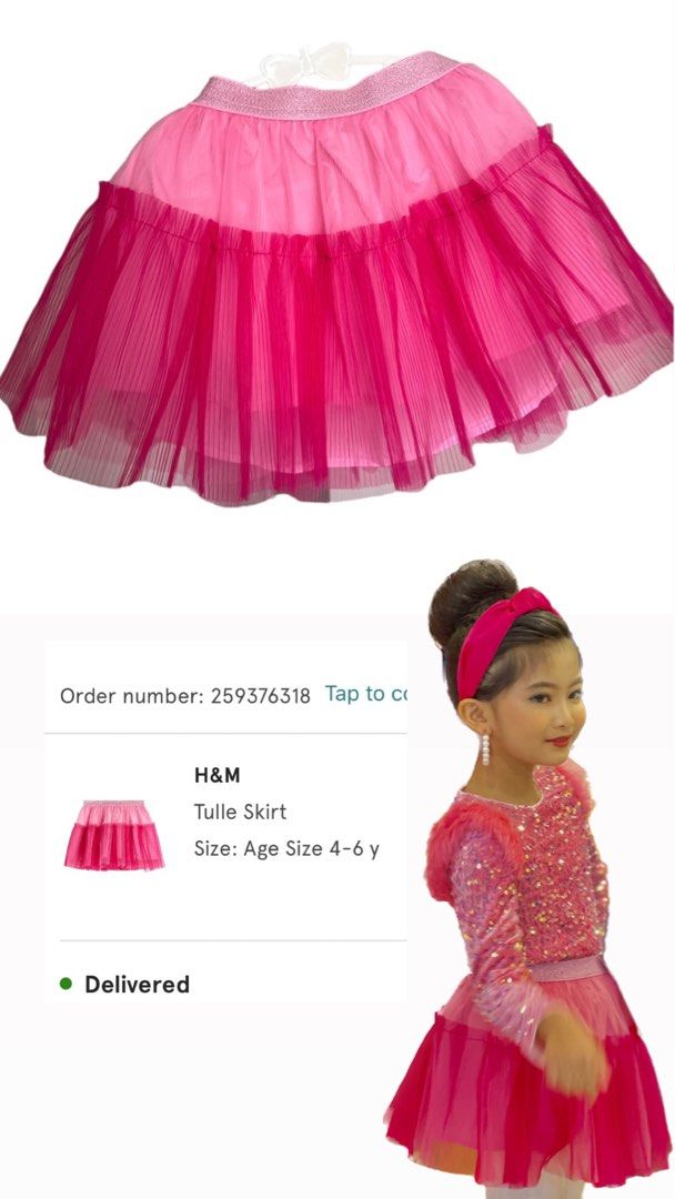 Tutu Skirt H M Kids Girl Pink