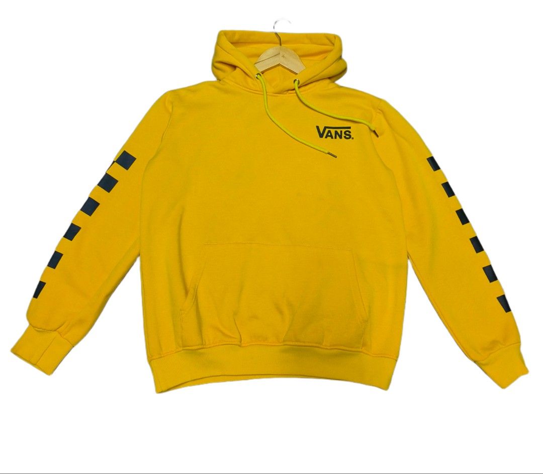 Yellow checkerboard vans jacket cheap