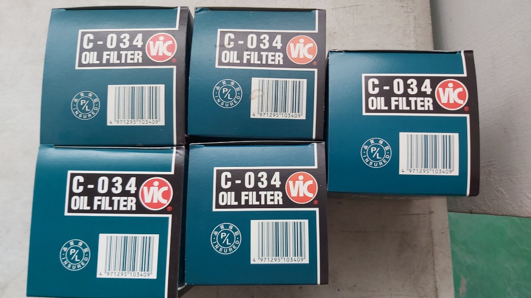 VIC C-034 engine oil filter for Hyundai Starex GRX CRDi, Car Parts ...