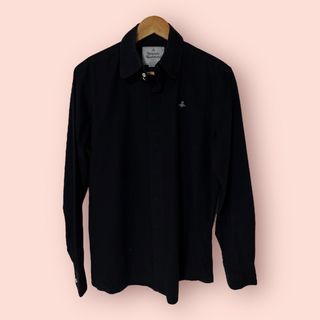 🔥Vintage Vivienne Westwood Man Long Sleeve Polo Black