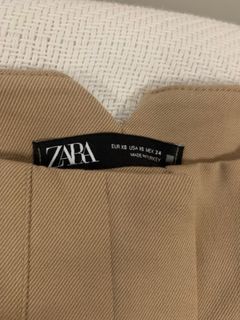 Zara high waist trousers khaki