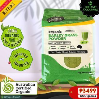 100% ORGANIC BARLEY GRASS POWDER - 1000g / 1KG - Imported from Australia