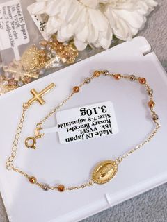 18k rosary bracelet