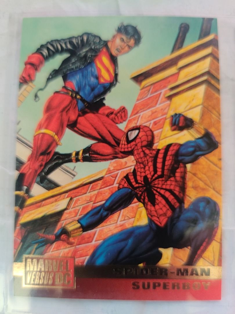 1995 Marvel versus DC Rival Spider-Man/Superboy (Category: Comics & Manga) located in Kawit. Submitted by ryuko.matoi (Listing ID 1297239298, Image 1). Description: 1995 Marvel versus DC Rival Spider-Man/Superboy No reply means not interested No trade/swaps No reservation MOP - BDO & Cash Pick up location: Rosedale Residences, Barangay San Sebastian, Kawit Cavite..