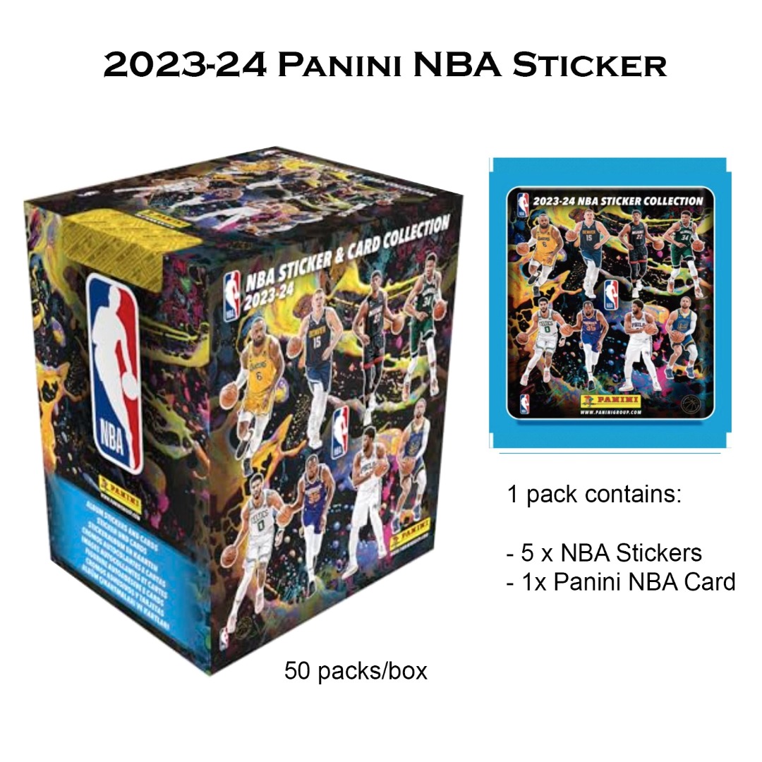 2023 24 Panini NBA Sticker Box Hobbies Toys Memorabilia 