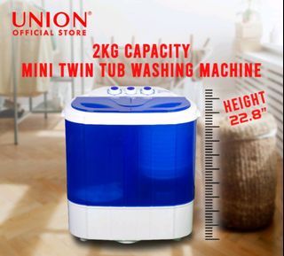 2kg Wash and Dry Union Washing Machine