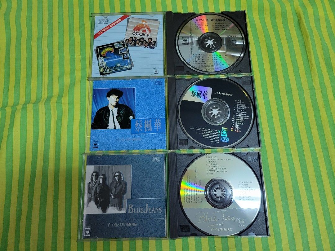 香港のロックバンド藍戦士BLUE JEANSのデビュー盤未開封CD