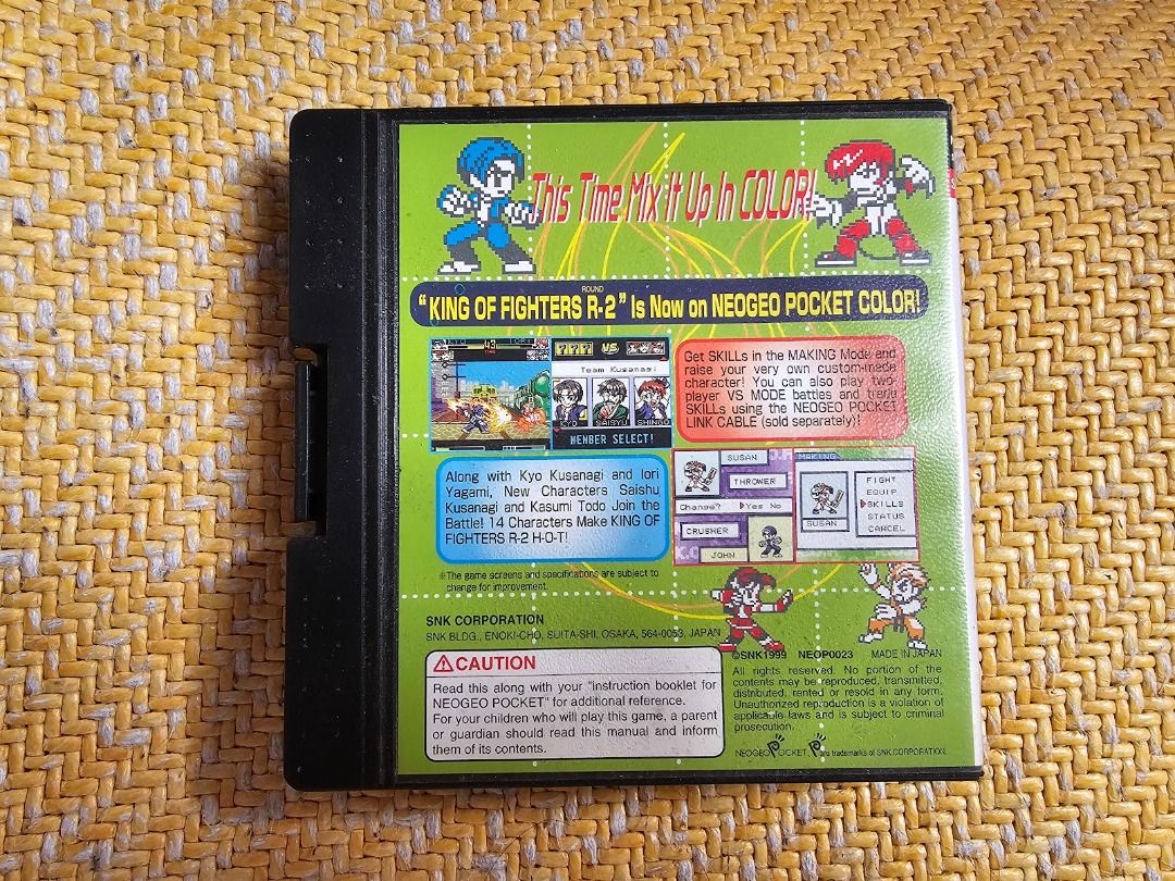 美版新淨NEOGEO Pocket King of Fighters R2 KoF R2 美版新淨齊說明書, 電子遊戲, 電子遊戲機, 其他 ...