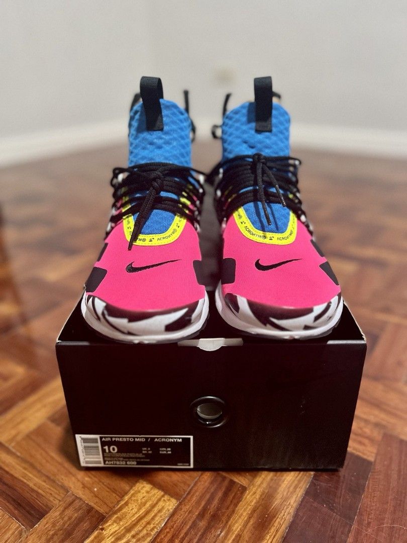 Acronym x Nike Presto Mid size 10 Men s Fashion Footwear Sneakers on Carousell