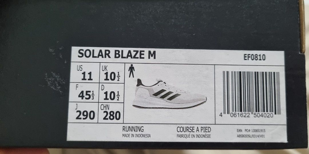 Adidas Solar Blaze, Men's Fashion, Footwear, Sneakers on Carousell