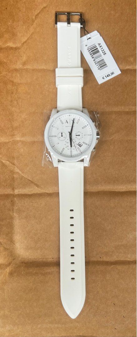 Armani Exchange Watch AX1325 (White), 男裝, 手錶及配件, 手錶