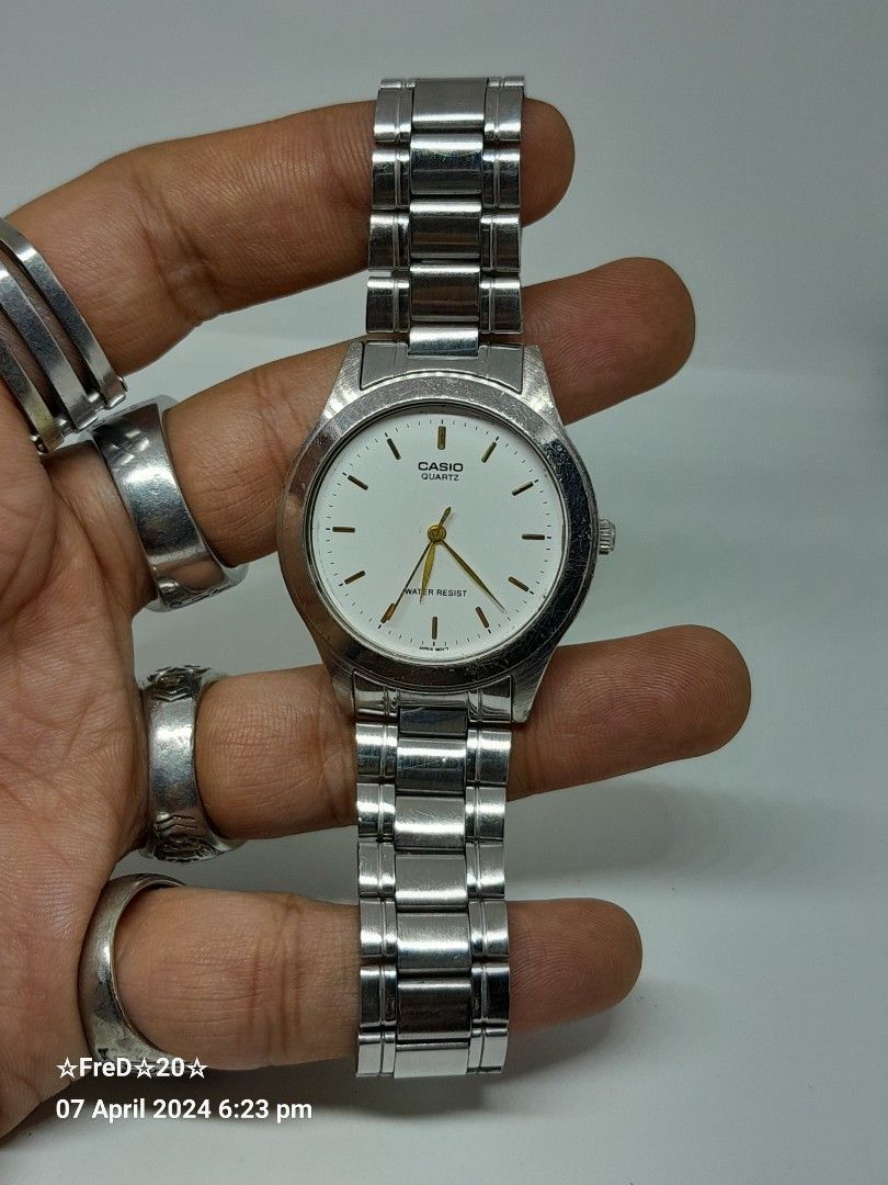 Authentic Casio MTP 1128 Quartz Japan Watch Men s Fashion Watches Accessories Watches on Carousell