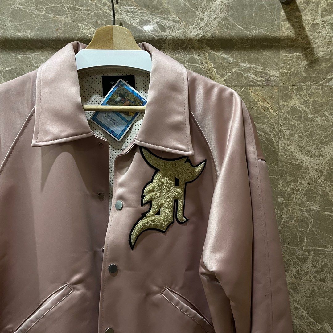 Fear of god pink bomber sales