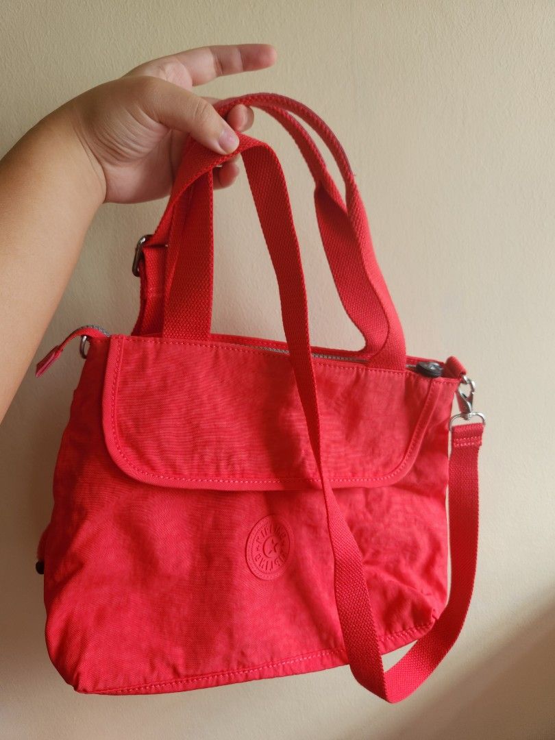 AUTHENTIC Kipling Enora Handbag Bright Orange