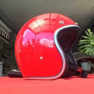 BILTWELL BONANZA Medium size Motorcycle Openface Helmet