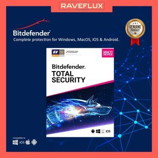 BITDEFENDER TOTAL SECURITY 2023 - 1 Device 3 Years subscription - DIGITAL CODE