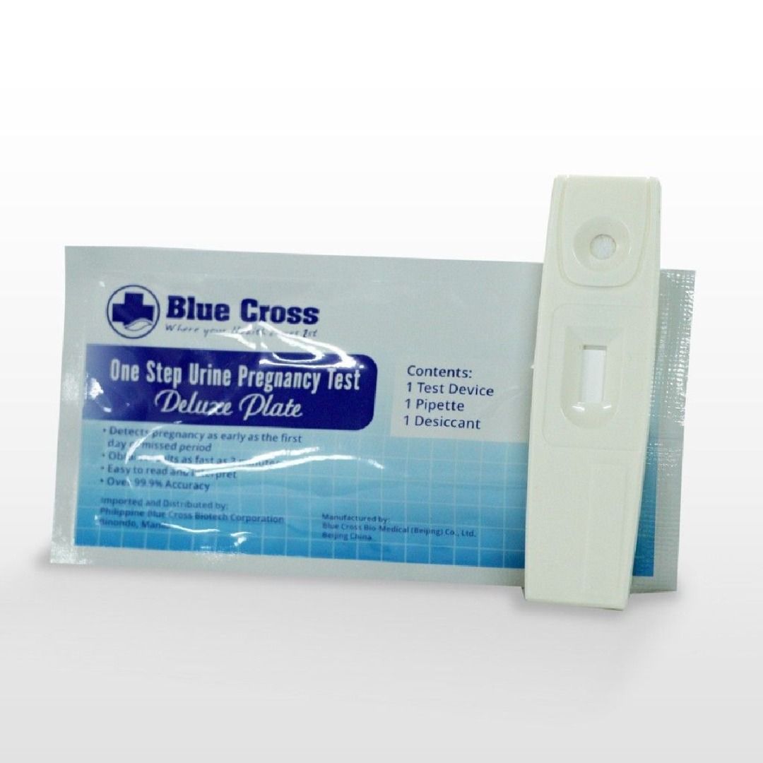 BLUE CROSS PREGNANCY TEST DELUXE PLATE 1PC (Category: Family Planning) located in Quezon City. Submitted by limanglass (Listing ID 1297124092, Image 2). Description: "- Accurate and reliable pregnancy testing plates by Blue Cross - Available in convenient pack sizes: 1pc, 2pcs, and 5pcs - Deluxe design for easy and mess-free testing experience - Clear and easy-to-read results within minutes - Highly sensitive for early detection of pregnancy - Tr