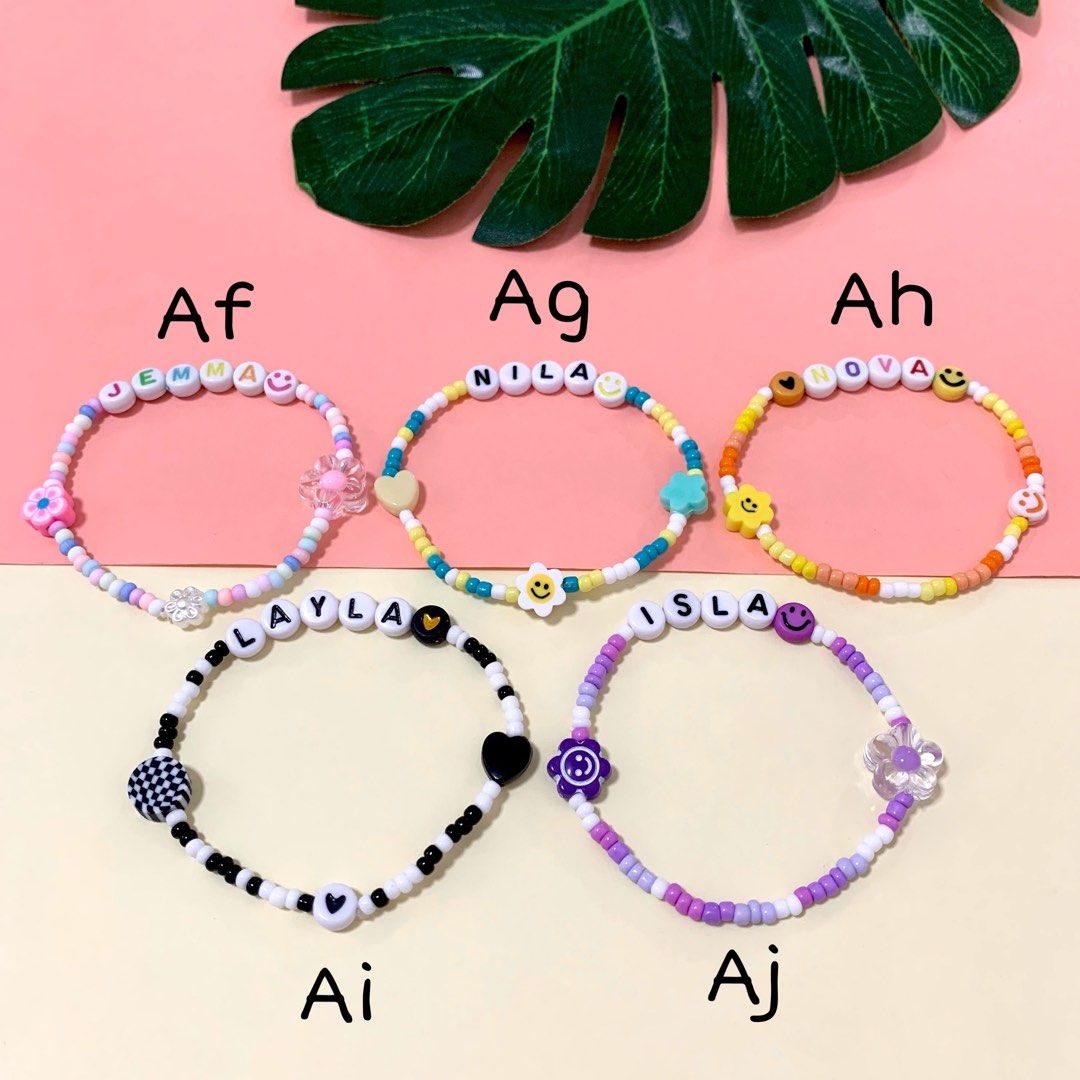 Customised friendship bands on sale