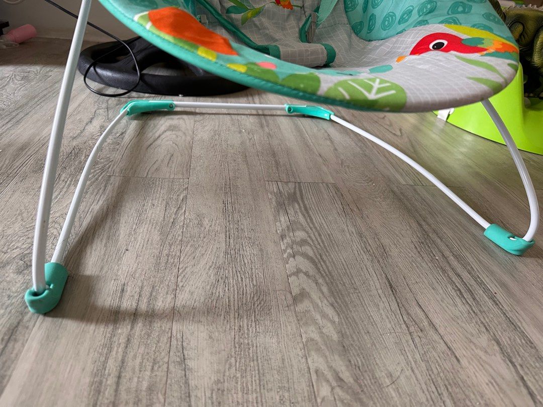 Bright starts rainforest baby bouncer (Category: Cots & Cribs) located in Imus. Submitted by camillegcleans (Listing ID 1297213793, Image 3). Description: Working good condition .