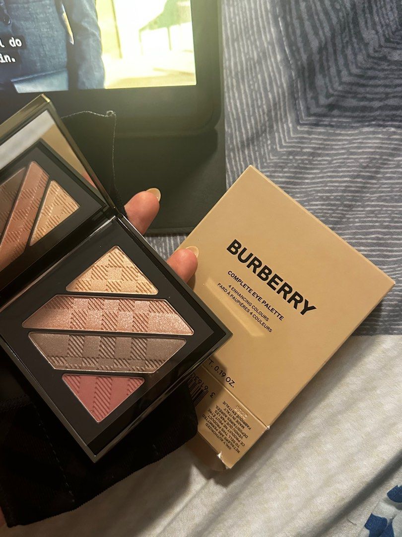 burberry complete eye shadow palette 10 rose pink Carousell