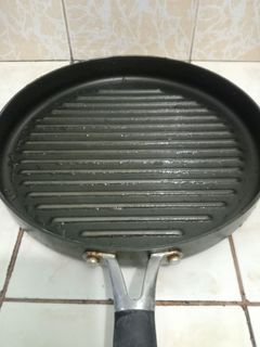 CALPHALON Kitchen essentials non-stick griller pan size "12