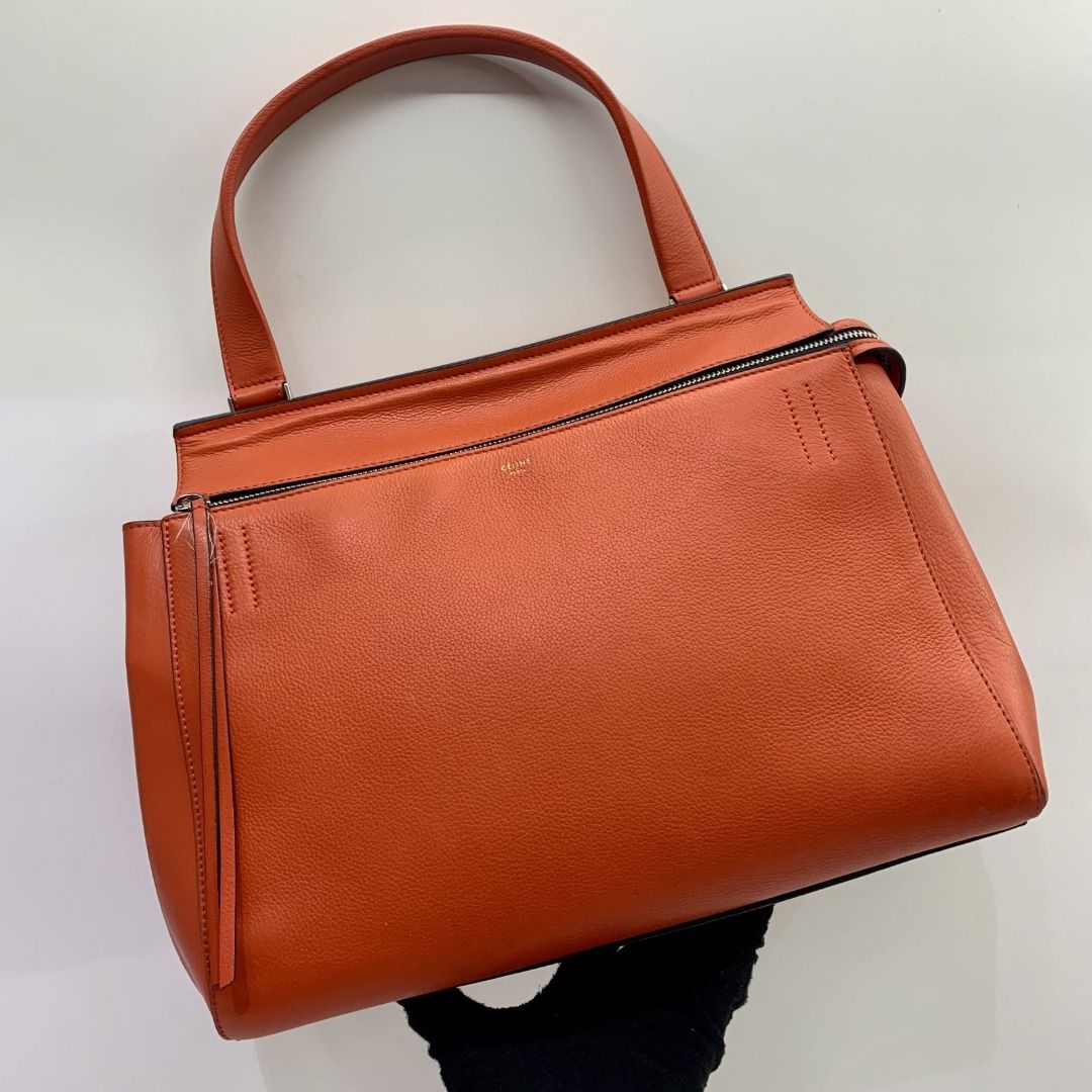 DISCOUNTED CELINE EDGE ORANGE HANDBAG 247013390 WE