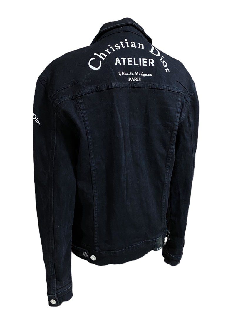 Dior homme atelier denim jacket deals