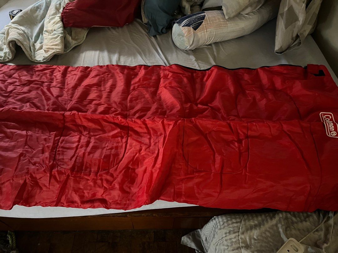 Coleman sleeping bag 165cm Sports Equipment Hiking Camping on Carousell