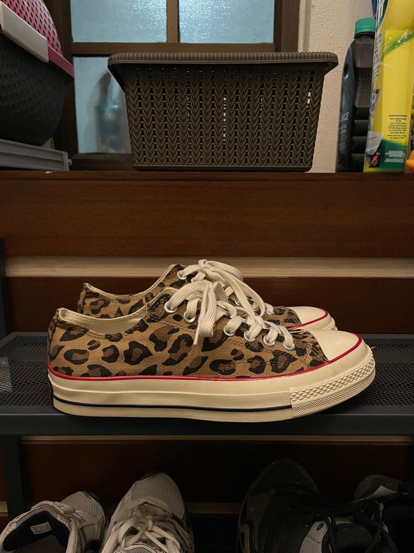 Converse Chuck 70 leopard Men s Fashion Footwear Sneakers on Carousell
