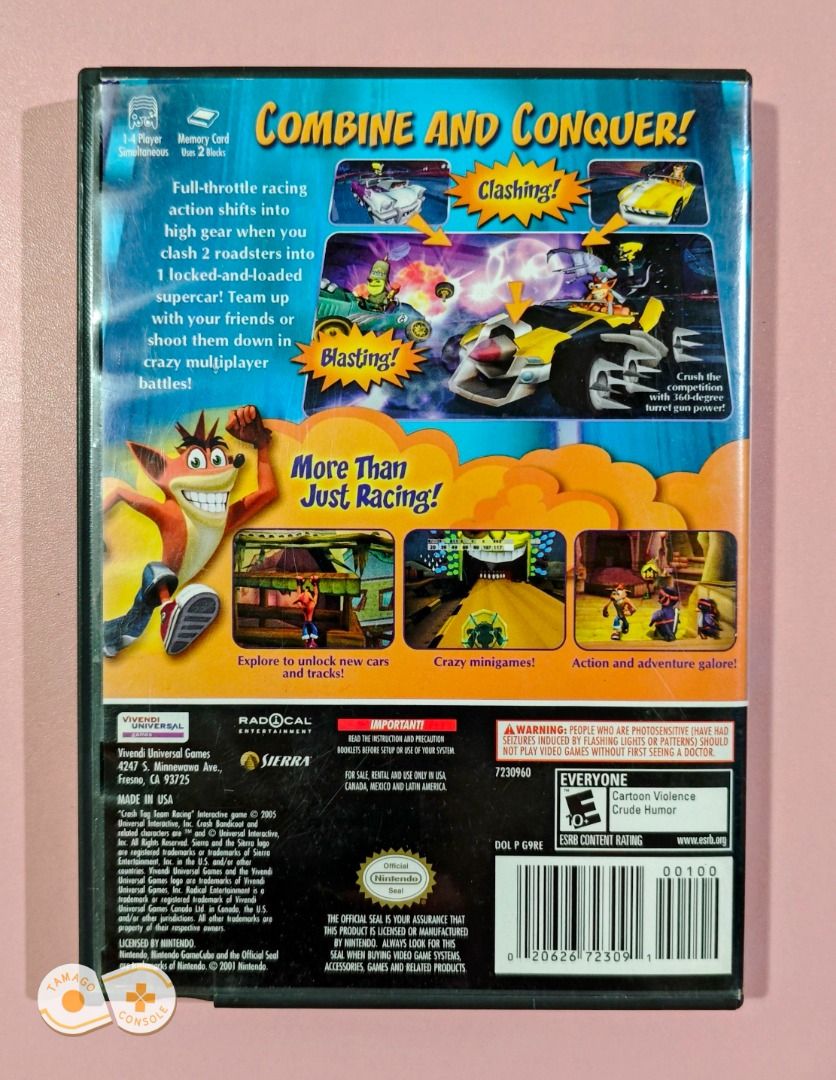 Crash Tag Team Racing - [GameCube Game] [NTSC / ENGLISH Language ...