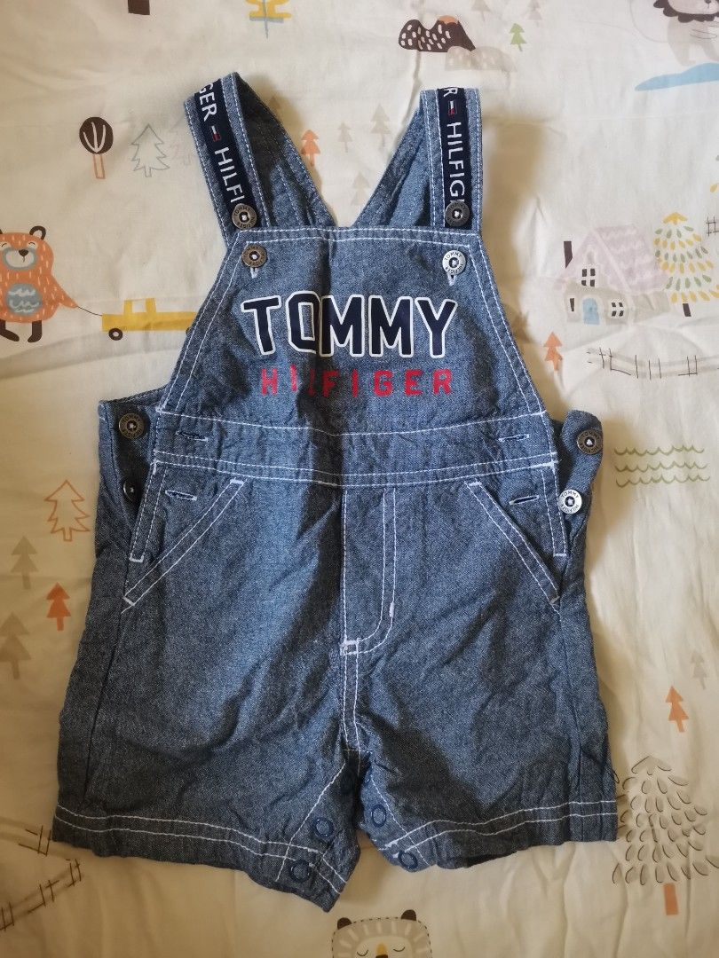 Denim Jumpers (Set of 2) (Category: Babies & Kids Fashion) located in Antipolo. Submitted by mysnarkles (Listing ID 1297142440, Image 2). Description: 1. authentic Tommy Hilfiger 2. authentic First Impressions.