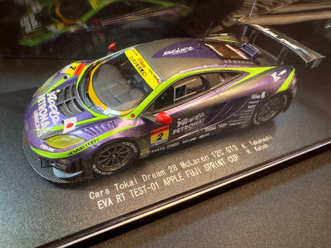 ととと 1/43 エヴァRT 初号機 アップル MP4-12C GT3 2013 スーパーGT300 富士