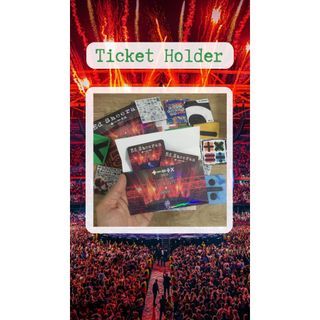 Ed Sheeran Mathematics Tour Manila 2024 Ticket Holder and Magnet