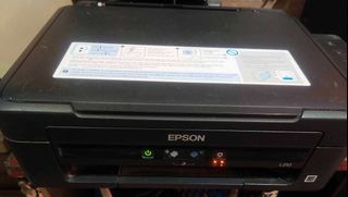 Epson L210 3 in 1 Printer Continuous Ink (Defective - powers on, ink and paper light indicator on)