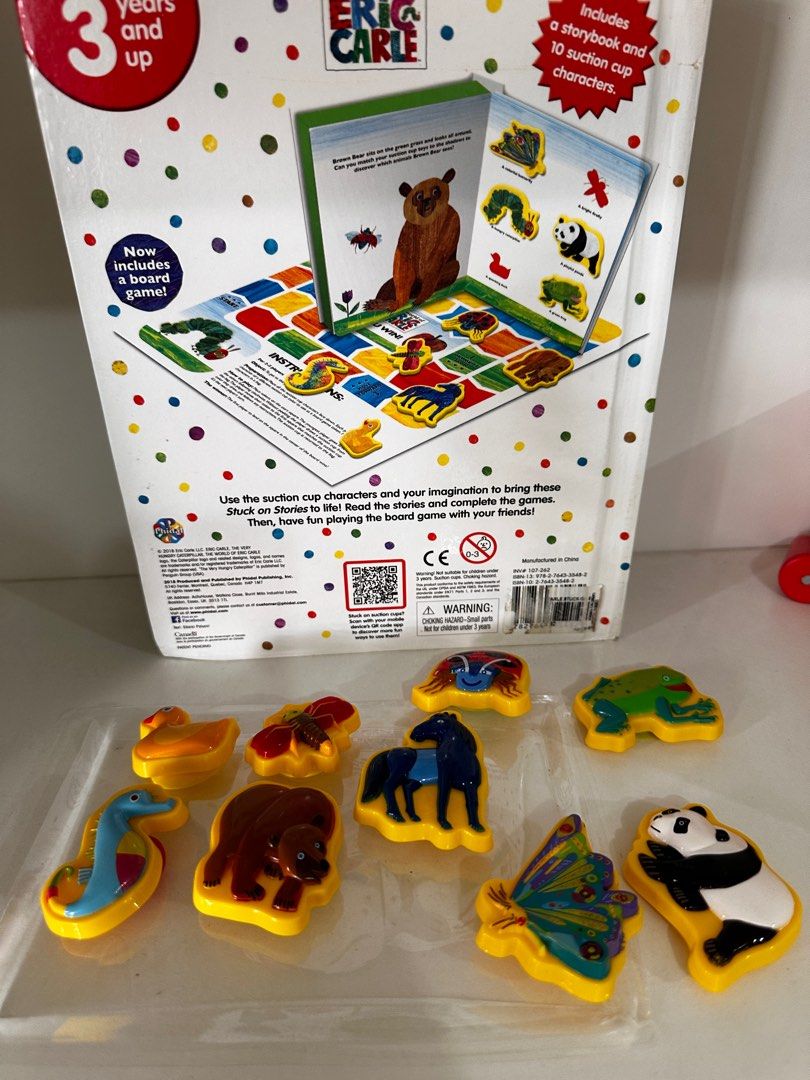 Eric Carle the very hungry caterpillar stuck on stories, Hobbies & Toys ...