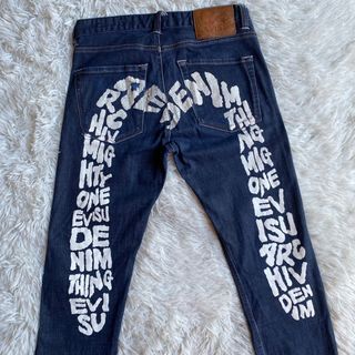 Evisu Script Diacock Slim Fit Jeans