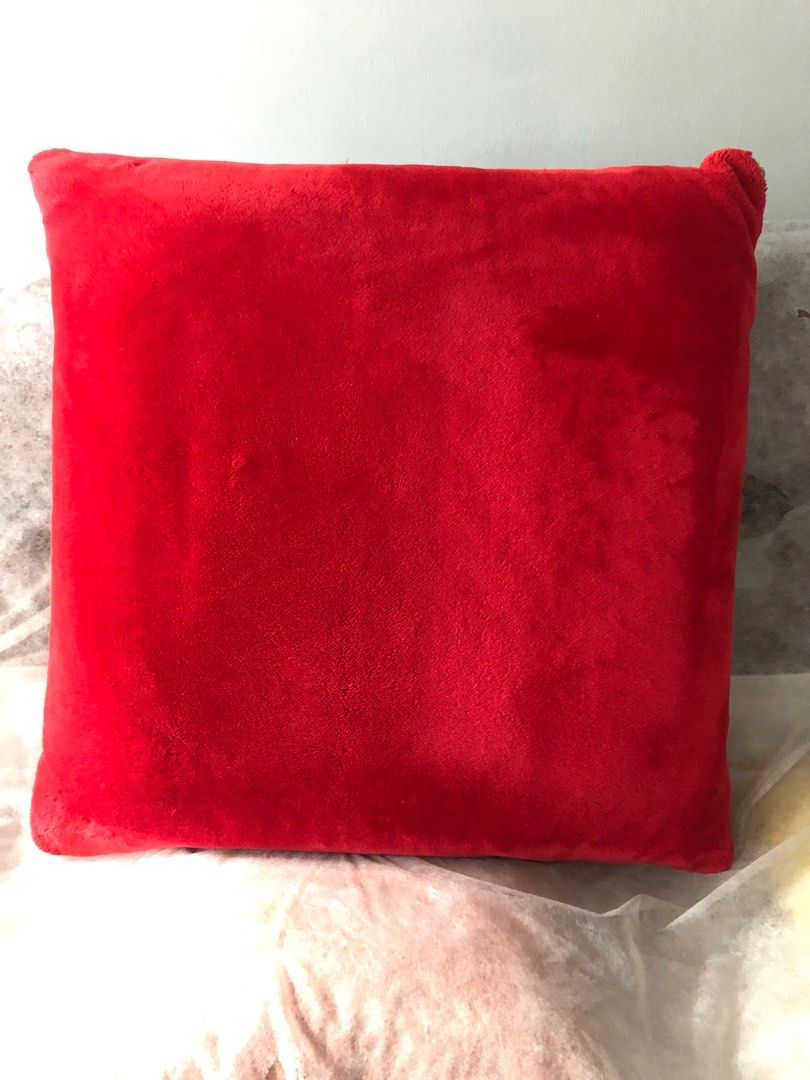Large red cushions store