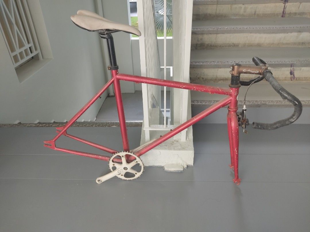 FIXIE FRAMESET Drop Bar Brake Lever Caliper Crankset