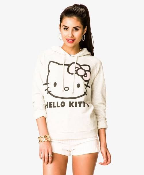 Forever 21 x Sanrio Hello Kitty Pullover Hoodie (Category: Longsleeves) located in Manila. Submitted by aiyame (Listing ID 1265729421, Image 2). Description: - No issues, good as new - Can also comfortably fit size M (but not a loose fit) ‼️LAST PRICE POSTED‼️ ❌NO PAYMENT = NO RESERVATION (PAYMENT FIRST POLICY)❌ 🚫JOY RESERVERS & BOGUS BUYERS WILL BE BLOCKED🚫.