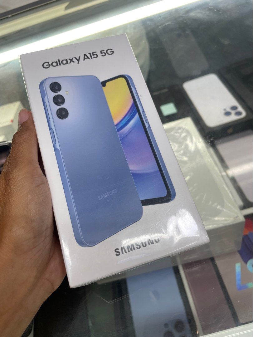 Galaxy A15 5g 128gb 4g ram (Category: Samsung) located in San Juan City. Submitted by tanexsulla42 (Listing ID 1297077966, Image 1). Description: We accept trade in Credit card / Home Credit Shipping Meet ups / Delivery Fb page: Ashley & Lyn.