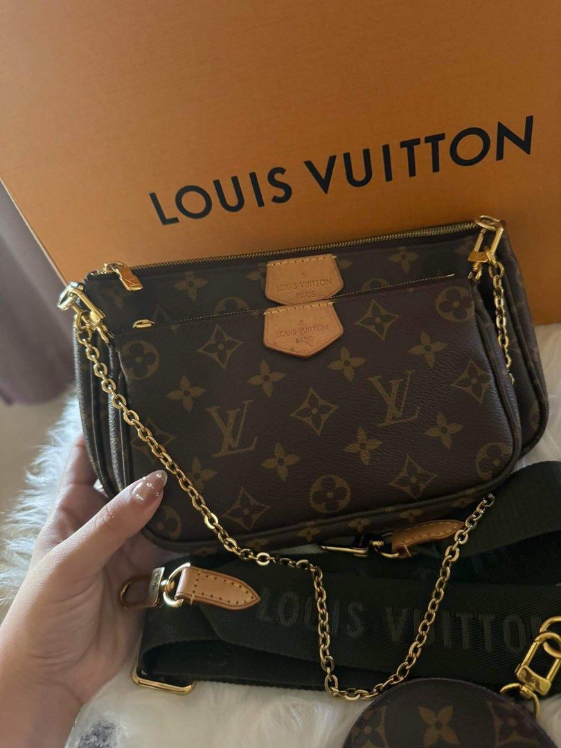 Guaranteed authentic LV multi pochette khaki (Category: Luxury Bags & Wallets) located in Naga. Submitted by akimadison.ph (Listing ID 1297226529, Image 2). Description: Guaranteed authentic LV multi pochette khaki Comes complete with receipt .
