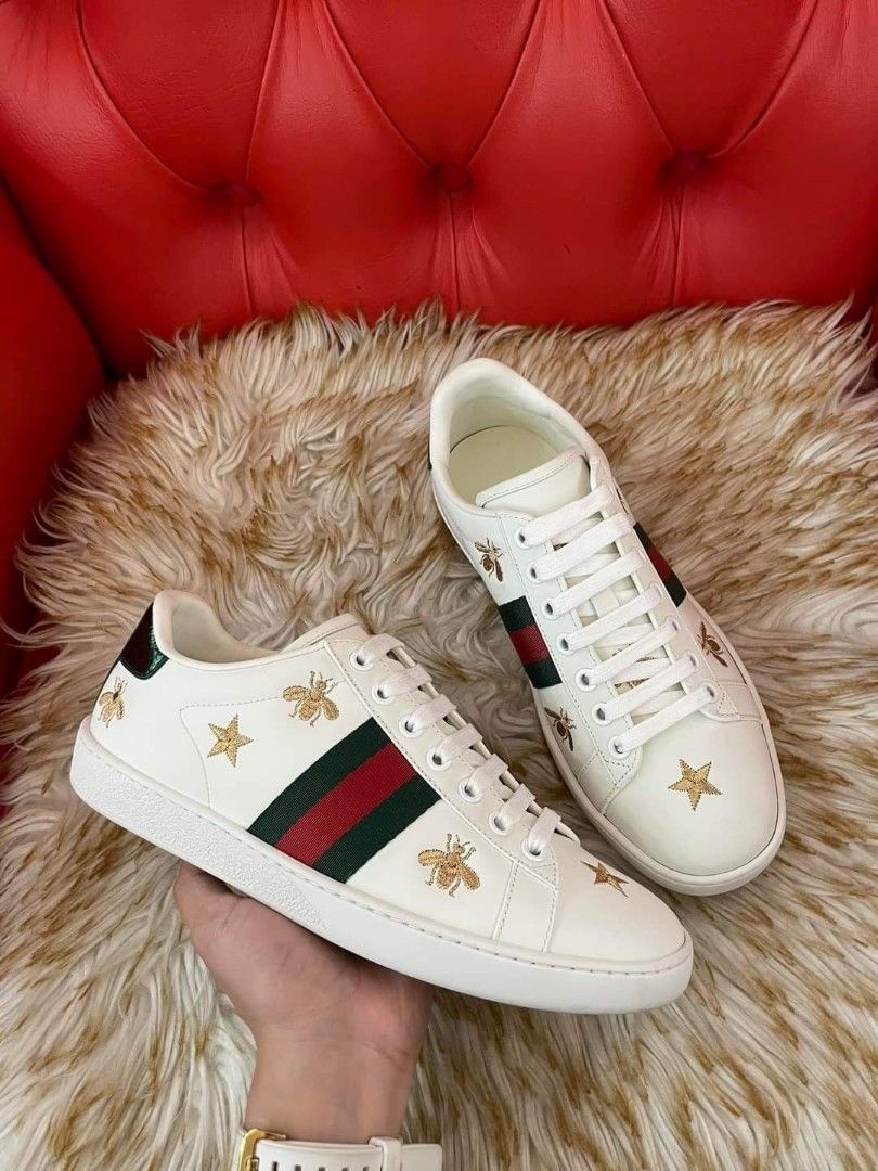 Gucci bee and star sneakers best sale