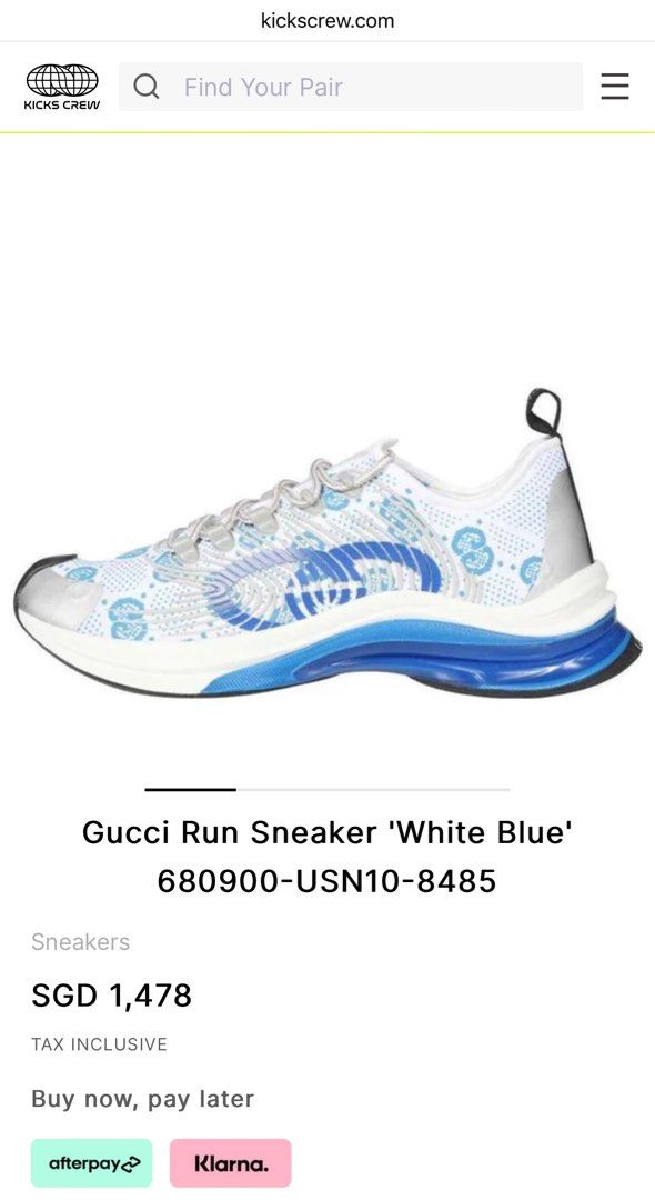 Gucci shoes afterpay online