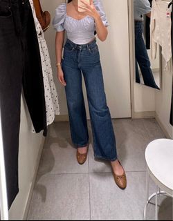H&M Wide high jeans