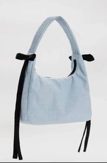 Sandy Liang x BAGGU mini bow bag in powder blue