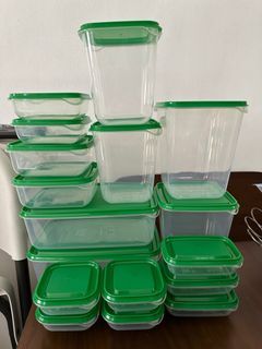 Ikea Ref/Freezer/Picnic Organizer Food Container 17-Piece